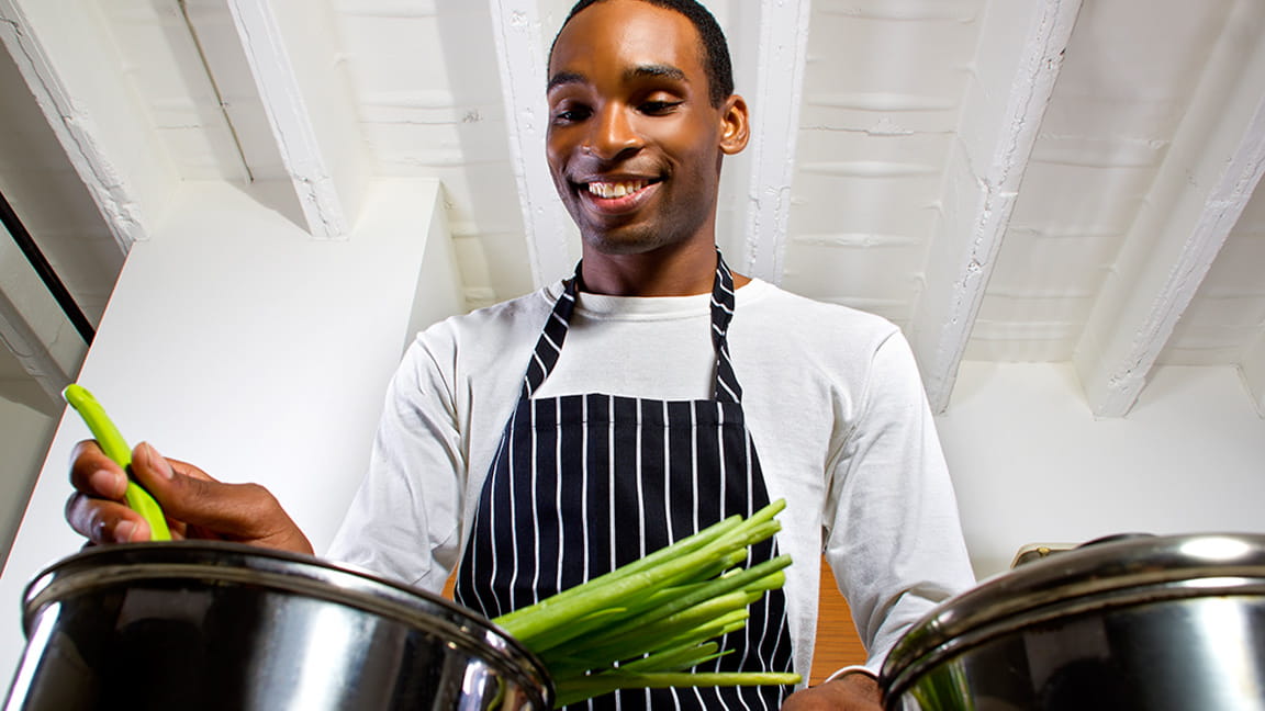 man cooking healthy man cooking healthy